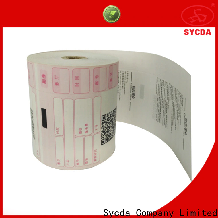Sycda credit card paper rolls factory price for hospitals