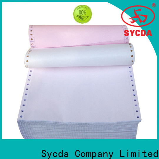 Sycda ncr carbonless paper 2 plys series for supermarket