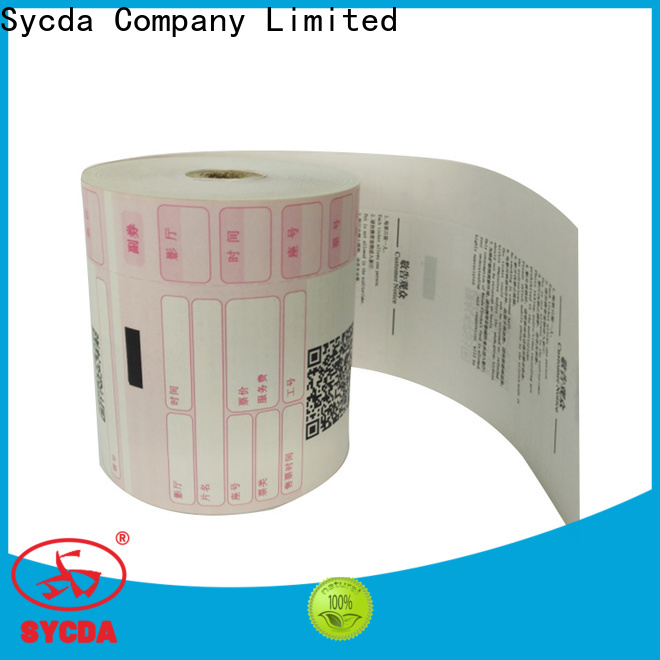 Sycda 110mm pos paper rolls supplier for fax