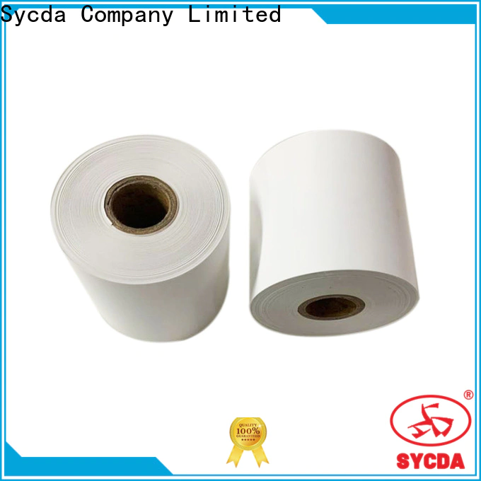 Sycda synthetic thermal receipt paper personalized for receipt