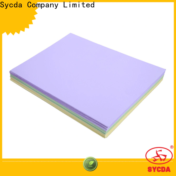 Sycda woodfree printing paper factory price for sale