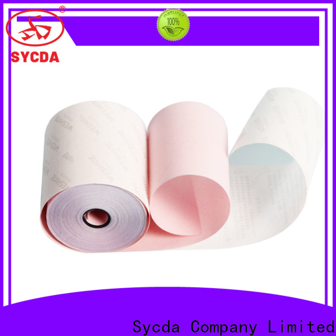 Sycda continuous ncr paper rolls customized for hospital