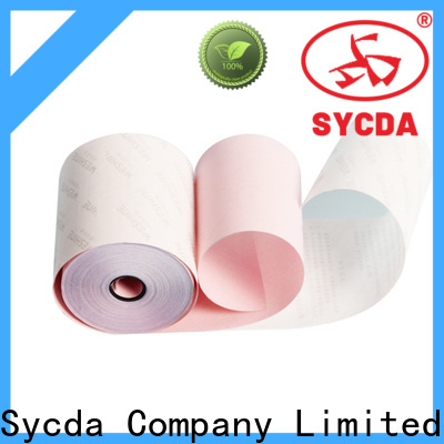 Sycda printed blank carbonless paper manufacturer for banking