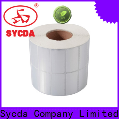 Sycda transparent self stick labels atdiscount for banking