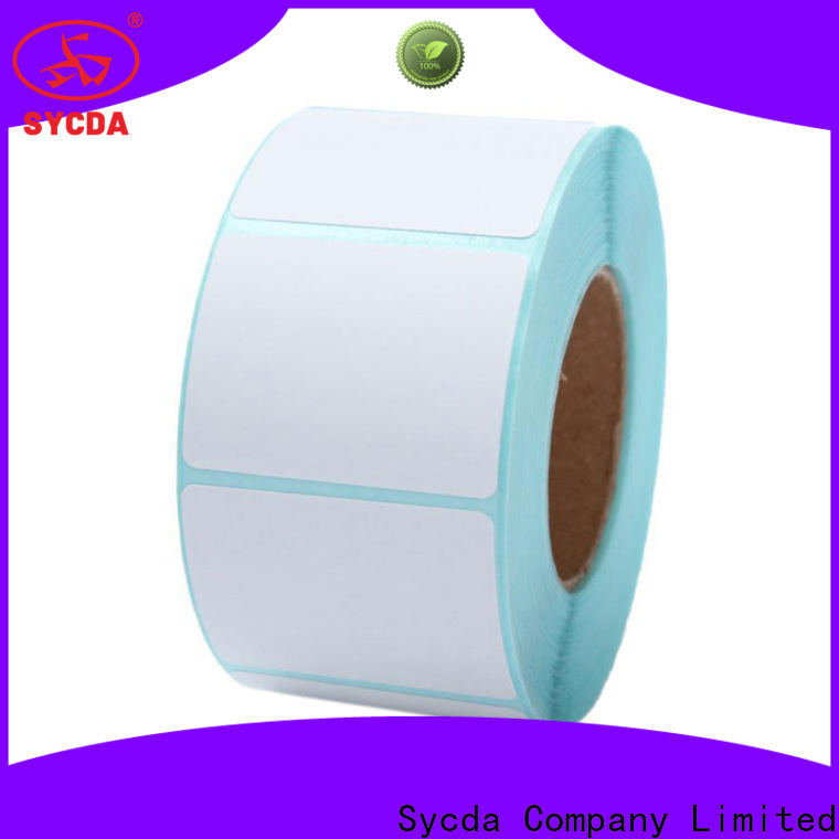 Sycda waterproof self stick labels design for hospital
