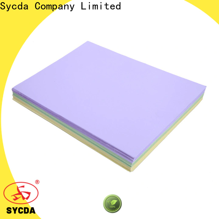 Sycda quality woodfree uncoated paper personalized for commercial
