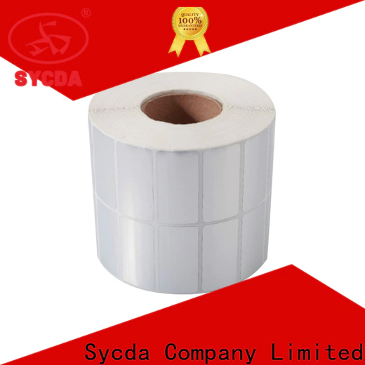 Sycda dyed self adhesive labels with good price for banking