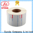 Sycda sticky label printing with good price for aviation field