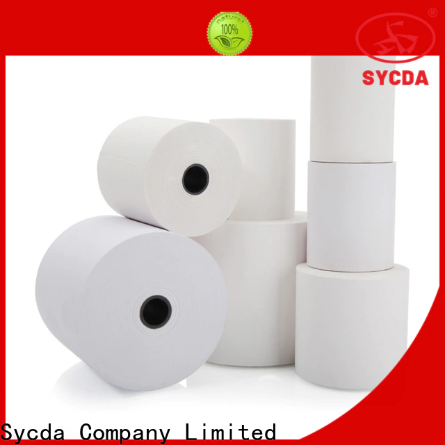 Sycda synthetic thermal paper roll price wholesale for lottery