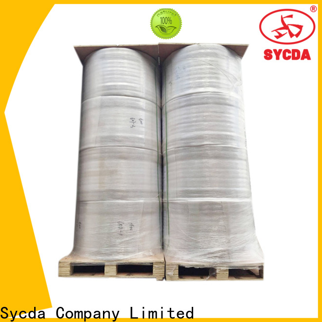 Sycda synthetic credit card paper rolls factory price for lottery