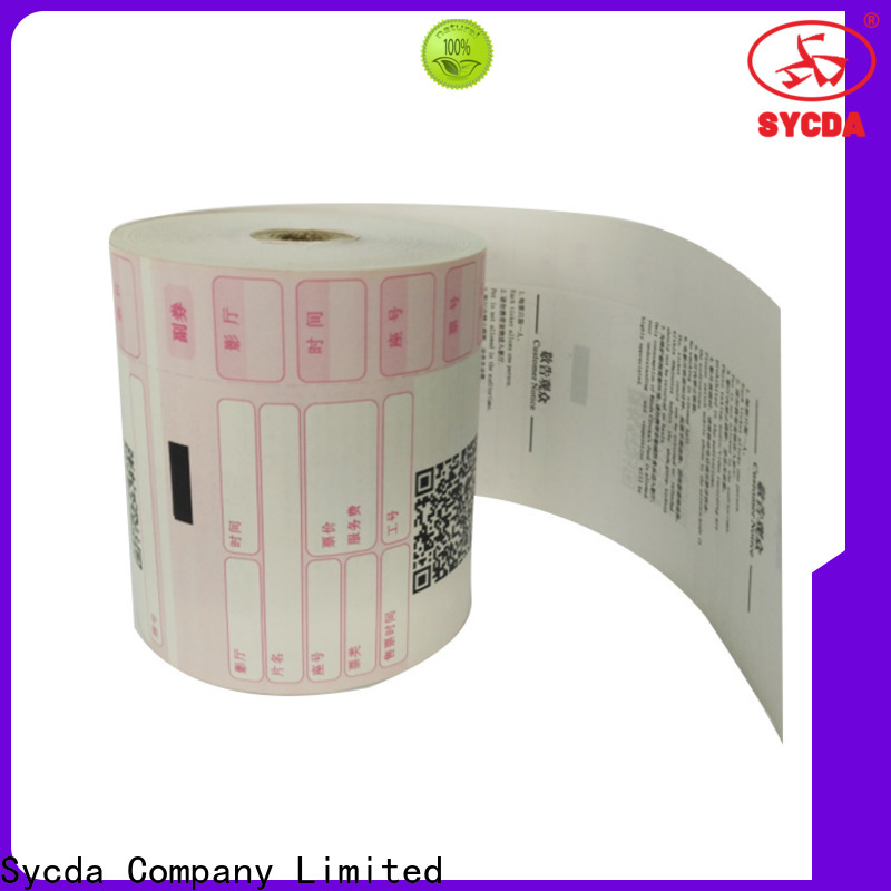 Sycda thermal paper rolls supplier for receipt